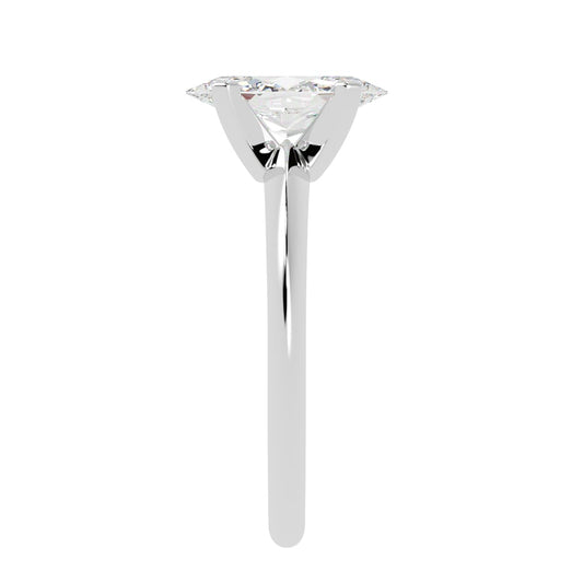 Houston Diamond District 1 to 5 Carat LAB GROWN Solitaire IGI CERTIFIED Diamond Engagement Ring (E-F Color VS2-SI1 Clarity) Marquise Shape 1 Carat Size-7