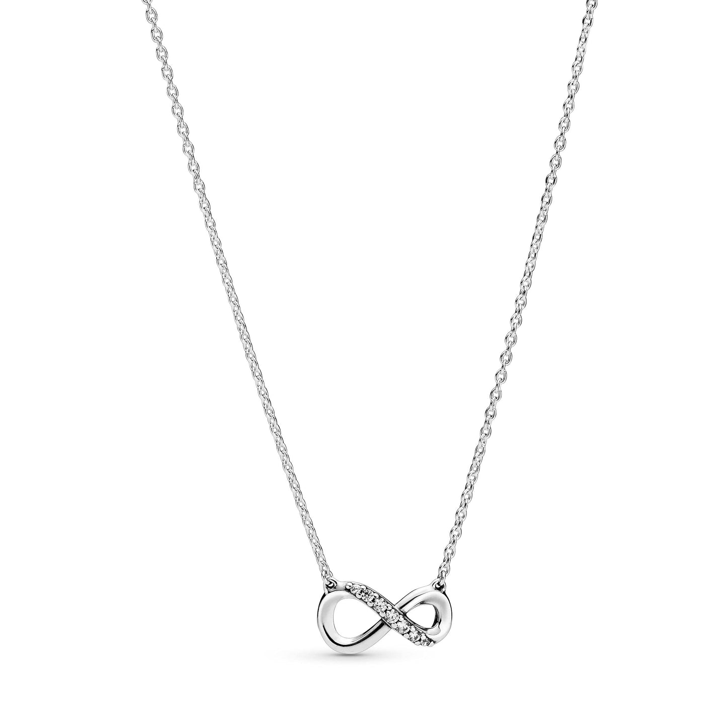 Pandora Sparkling Infinity Collier Sterling Silver Necklace - 19.7"