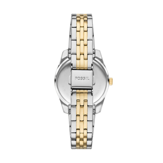 Fossil Women's Watch, Scarlette Quartz Stainless Steel Three-Hand Watch for Women