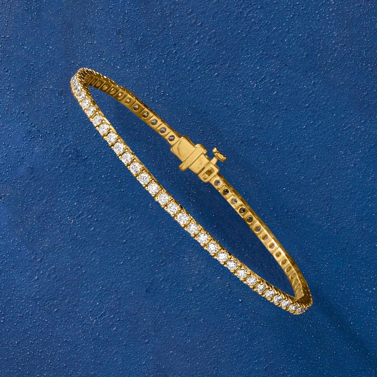 Ross-Simons 3.30 ct. t.w. Lab-Grown Diamond Tennis Bracelet in 18kt Gold Over Sterling - 8"