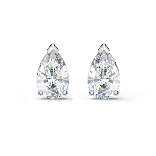 Swarovski Stilla Attract Clear Crystal Drop-Cut Stud Earrings