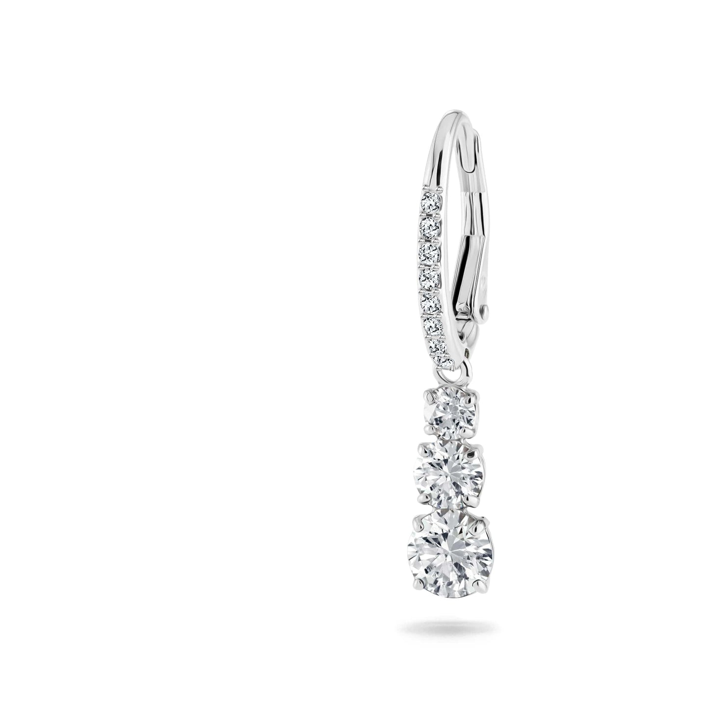 Swarovski Stilla Attract Trilogy Crystal Drop Earrings