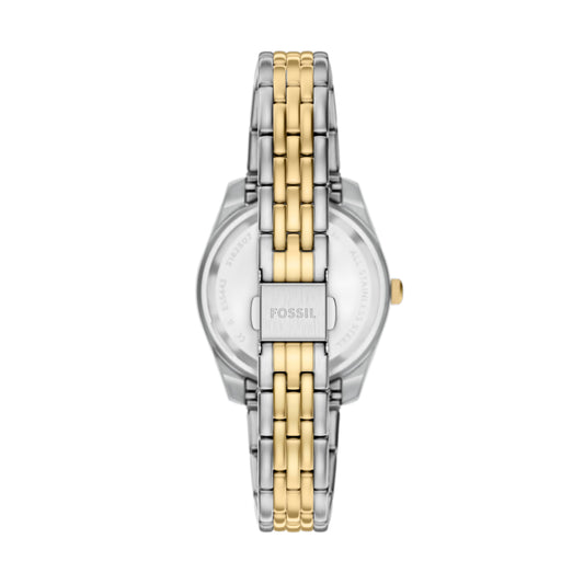 Fossil Women's Watch, Scarlette Quartz Stainless Steel Three-Hand Watch for Women