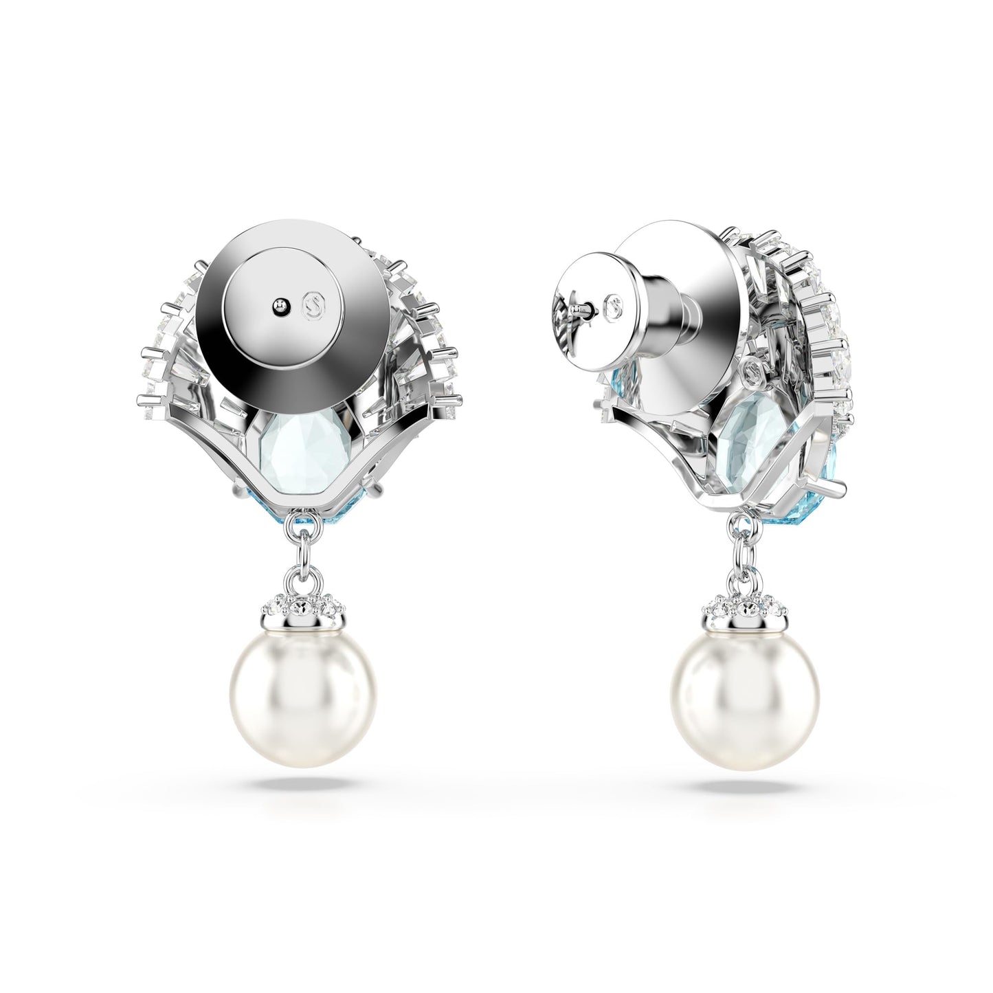Swarovski Idyllia Shell Crystal Pearl Drop Earrings