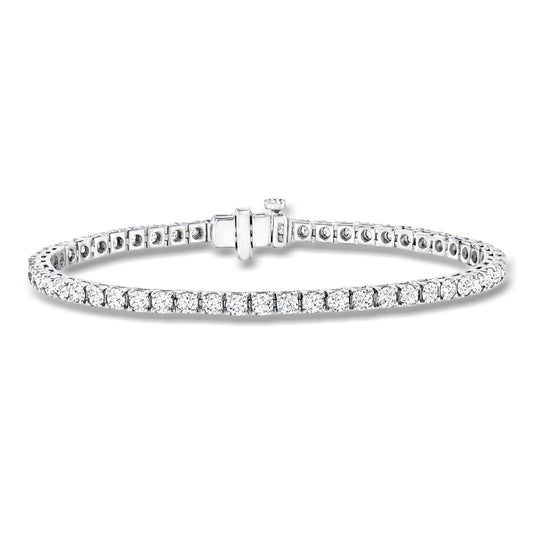 Ross-Simons 5.50 ct. t.w. SI1-SI2 Lab-Grown Diamond Tennis Bracelet in Sterling Silver - 8"
