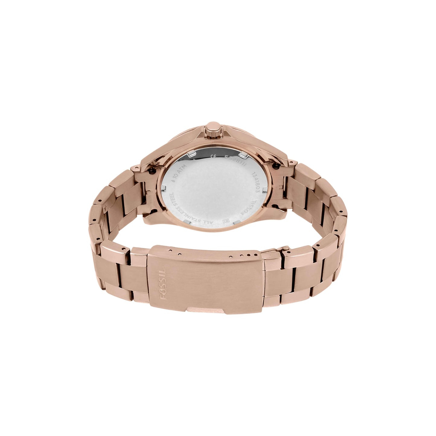 Fossil Women's Watch, Riley Classic Stainless Steel Multifunction Watch for Women, Color: Rose Gold Glitz