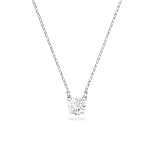 Swarovski Stilla Attract Round Crystal Pendant Necklace
