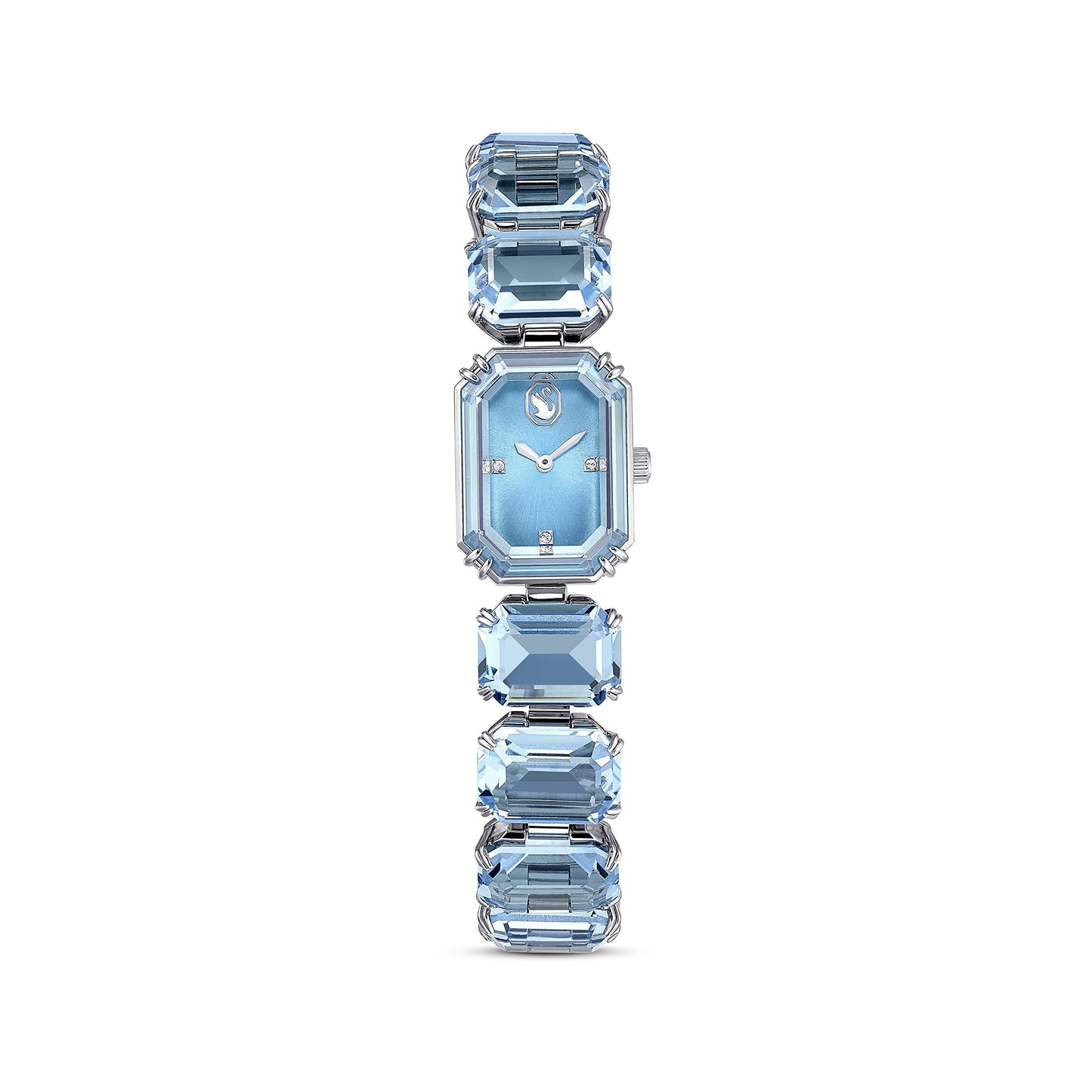 Swarovski Millenia Blue Crystal Stainless Steel Watch