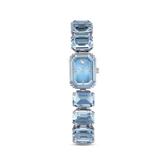 Swarovski Millenia Blue Crystal Stainless Steel Watch