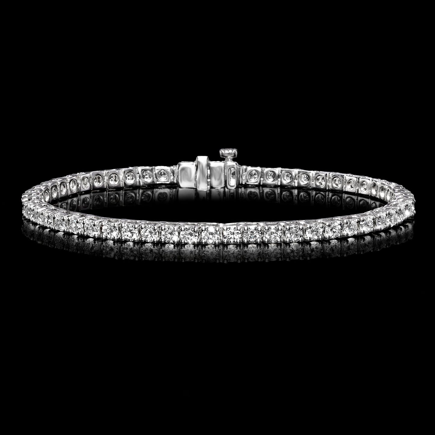 Ross-Simons 5.50 ct. t.w. SI1-SI2 Lab-Grown Diamond Tennis Bracelet in Sterling Silver - 8"