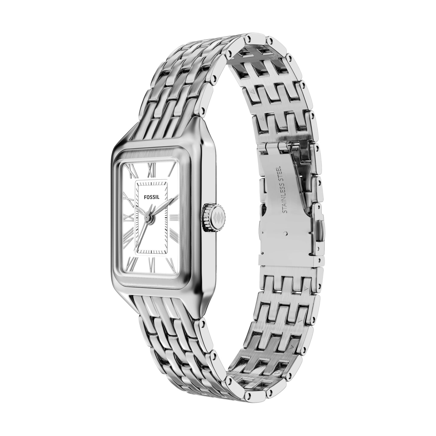 Fossil Women's Watch, Raquel Quartz Stainless Steel Watch for Women, Color: Silver