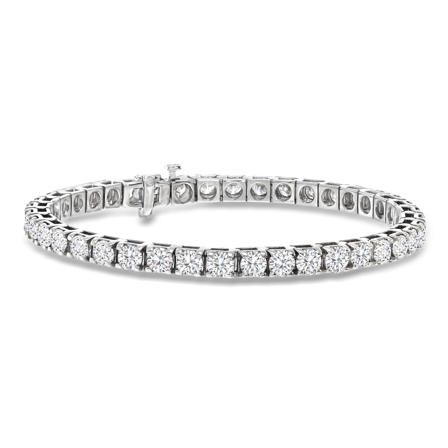Ross-Simons Natural Diamond Premium Tennis Bracelet in 14kt Gold (H-I, I1-I2) - 7"
