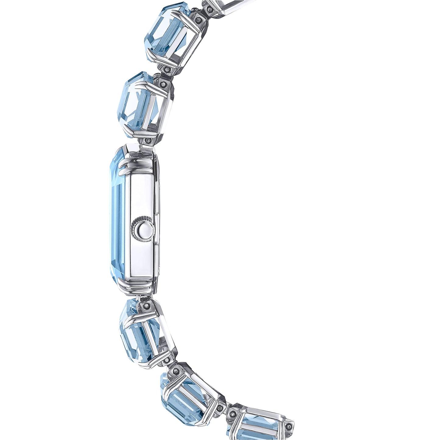 Swarovski Millenia Blue Crystal Stainless Steel Watch