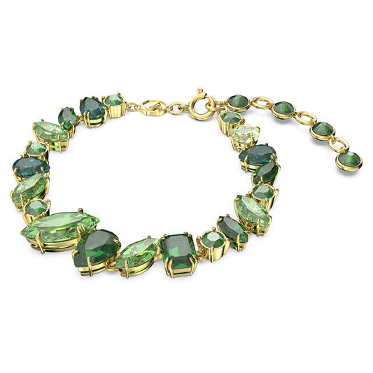 Swarovski Gema Green Mixed Cut Crystal Bracelet
