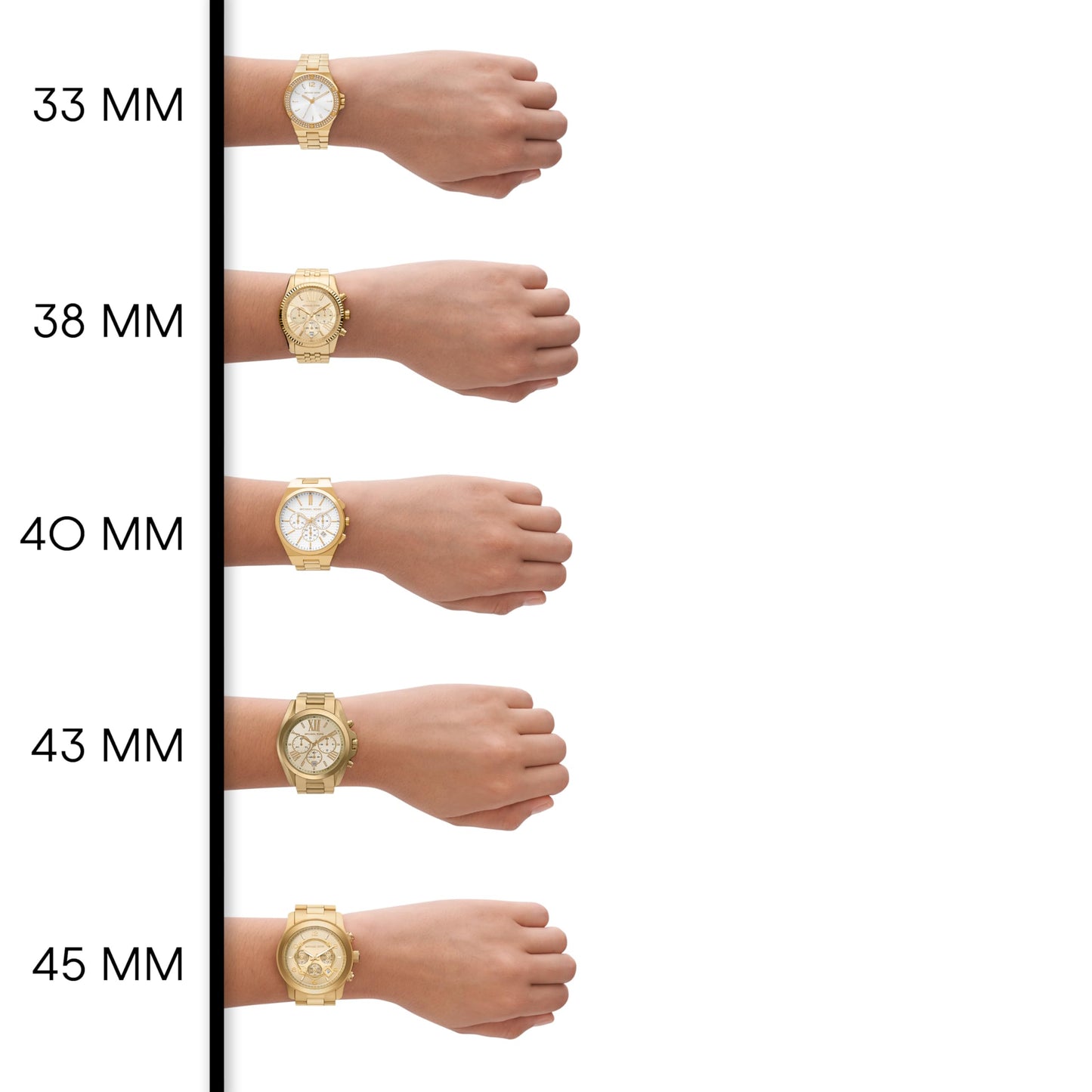 Michael Kors Women's Parker Three-Hand Rose Gold-Tone Iconic Logo Watch