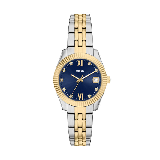 Fossil Women's Watch, Scarlette Quartz Stainless Steel Three-Hand Watch for Women