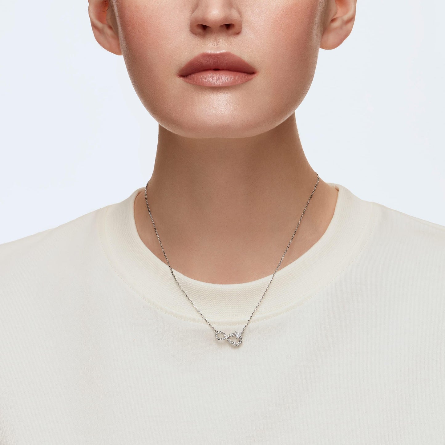 Swarovski Infinity Crystal Pendant Necklace